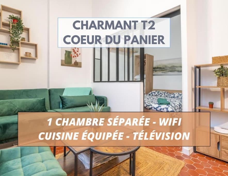 Charmant T2 Au Coeur Du Panier Marseille Eksteriør bilde